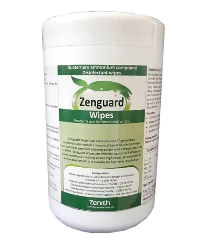 Zenguard Disinfectant Wipes