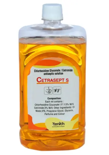 Zenith Cetrasept S ( Chlorhexidine Gluconate And Cetrimide Antiseptic Liquid) (1000ml)