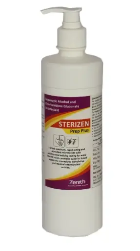 Sterizen Prep Plus ( Isopropyl Alcohol & Chlorhexidine Gluconate Skin Disinfectant) (500ml)